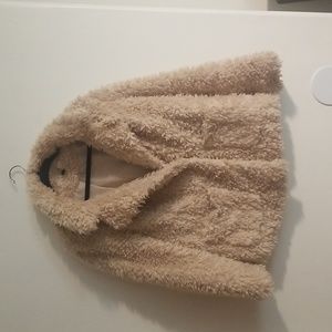 H&M Divded Teddy Sherpa Jacket SZ Sm